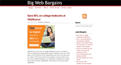 Desktop Screenshot of bigwebbargains.com