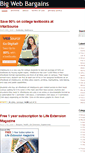Mobile Screenshot of bigwebbargains.com